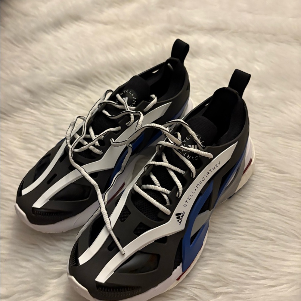 Adidas by Stella McCartney Black, Blue, and White Shoes